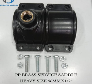 90mm PP Brass Heavy Weight Service Saddle
