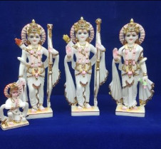 Polished Natural Marble Ramdarbar, Stone Form : Solid