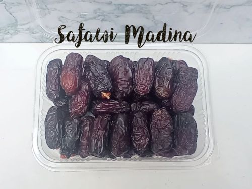 Customized Packing Natural Safawi Dates, For Eat, Food, Human Consumption, Feature : Freshness