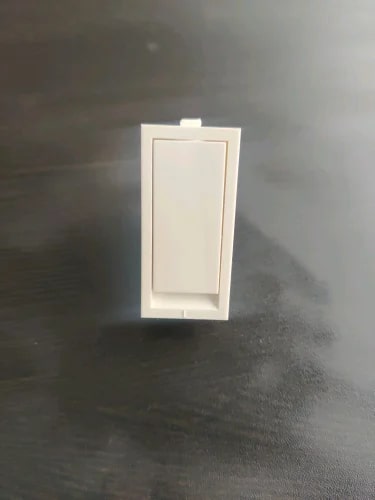 Rectengular Plastic Modular Switch, Color : White