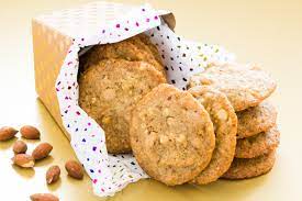 Round Roasted Almond Cookies, For Human Consumption, Taste : Sweet