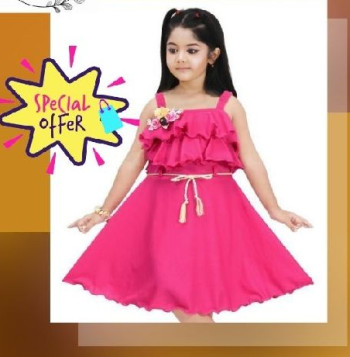 Cotton Hosiery Frocks, For School Wear, Age Group : 10-15years, 3-5 Years, 5-10years