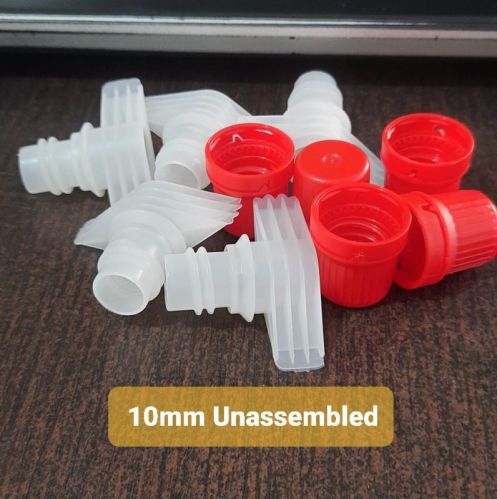 Flat Mount PP Spout Cap Unassembled, Dimension : 10mm