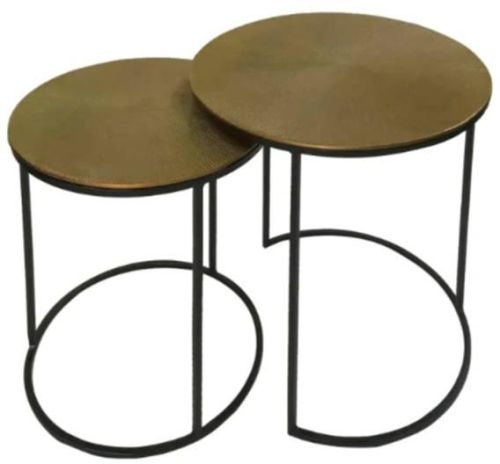 Round Nesting Tables Set Of 2, For Restaurant, Office, Hotel, Home, Specialities : Fine Finishing
