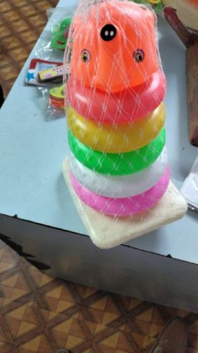 Round Plastic Color Coated TOTLA RING SET, For Personal, Play School, School, Feature : Colorful