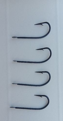 Arrow High Carbon Steel Flatted Blue Fishing Hook
