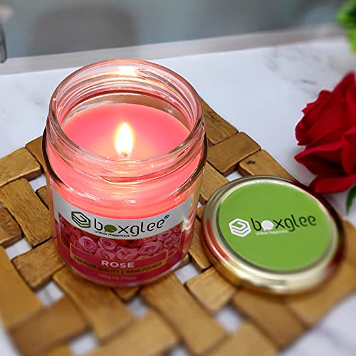 Rose Scented Jar Candle