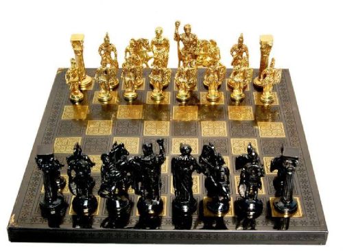 Brass Chess Set, For Playing, Feature : Crackproof, Durable, Dust Resistant, Easy To Carry, Fine Finishing