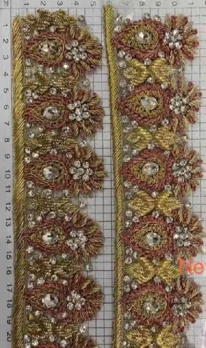 Zari Work, For Garments, Length : 36inch