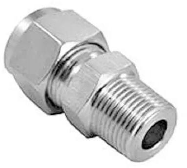 Stainless Steel Carbon Steel Male NPT Connector, For Industrial, Color : Silver