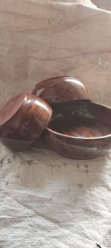 Plain Fine Wooden Bowl Set, For Gift Purpose, Hotel, Restaurant, Size : 3 Inches, 4 Inches, 5 Inches