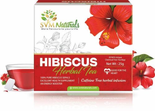 SVM EXPORTS Natural Hibiscus Herbal Tea, Certification : FSSAI Certified