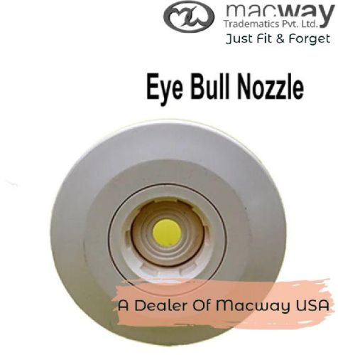 Swimming Pool Eye Bull Nozzle, Color : White