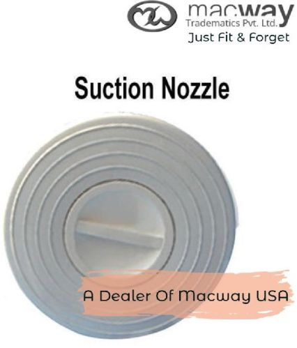 Plastic Swimming Pool Suction Nozzle, Color : White