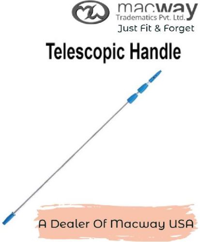 Aluminium Swimming Pool Telescopic Handle, Color : Blue