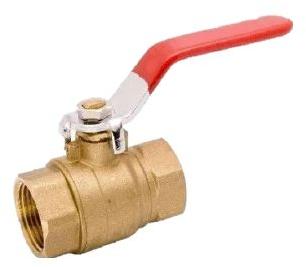 Brass Ball Valve, For Industrial, Pattern : Plain