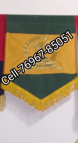 Triangle Cotton Territorial Army Flag (TA), For Military Use, Size : 3x2Ft, 5x3Ft