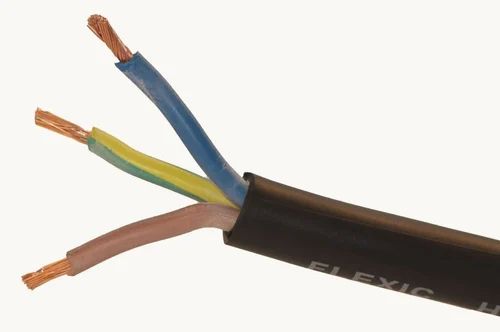 Black 110V Trailing Rubber Cables, For Home, Industrial, Certification : CE Certified