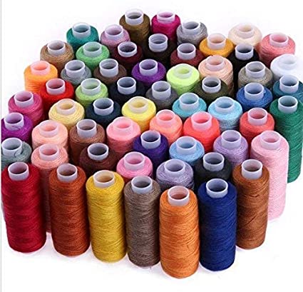 Polyester Threads, For Textile Industry, Pattern : Dyed