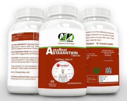 Astaxanthin 4% 7 Mg, DHA, Glutathione, Lutein Capsules