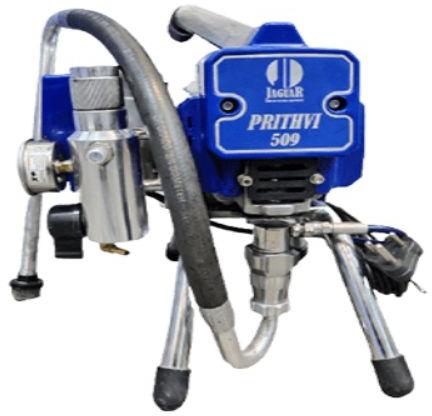 Prithvi 509 Electrical Airless Spray Machine, Power : 2 HP