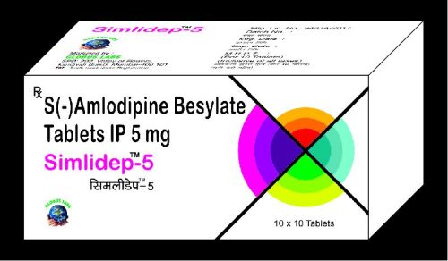 Simlidep 5 Amlodipine Besilate Tablets