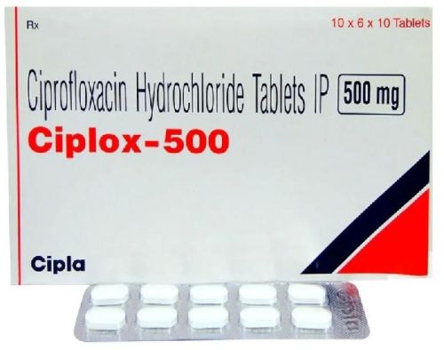 Ciprofloxacin Tablet, For Pharmaceuticals, Clinical, Personal, Color : White