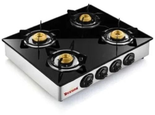 Rcw-4001 Rexona 4 Burner Glass Top Gas Stoves