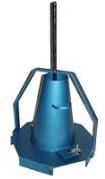 Blue Metal Slump Cone Test Apparatus