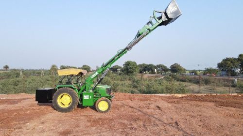 USHA Mild Steel John Deere Tractor Fitted Telescopic Loader