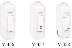 Rectangular Plastic Bed Switch, For Control Panels, Home Use, Plug Use, Power Supply, Color : White