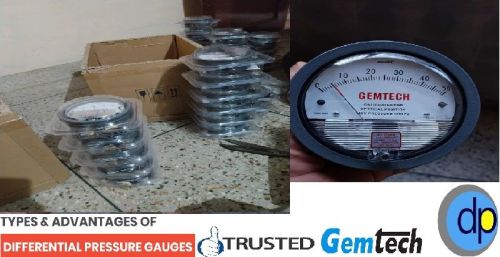 Gemtech Differential Pressure Gauges - Range 0-60 Pascal