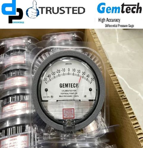 Differential Pressure Gauges GEMTECH Dpengineers 0-50 Mm Wc