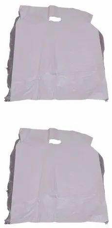 Plain D Cut PP Bags, Color : White