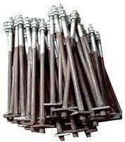 Round Polished Mild Steel Foundation Bolt, For Fittings, Feature : High Quality