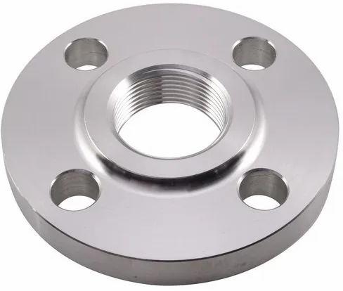 Round Polished Stainless Steel Threaded Flanges, Packaging Type : Carton