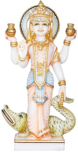 Ganga Mata Ji Marble Statue, Packaging Type : Thermocol Box, Carton Box