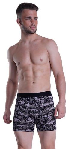 Bamboo Fibre Black Printed Underwear Trunk, Feature : Quality Tested