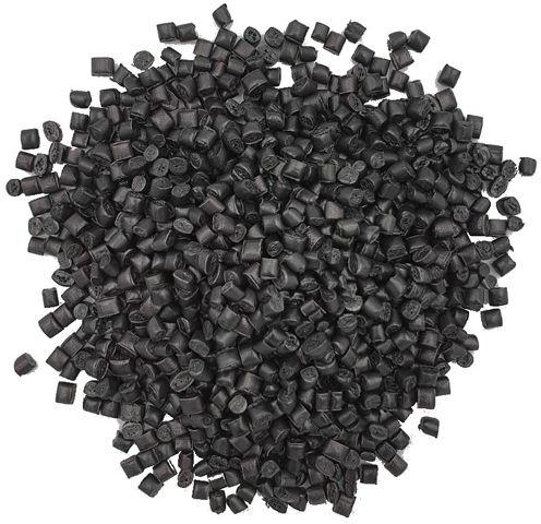 Black HDPE Granules, Shape : Round