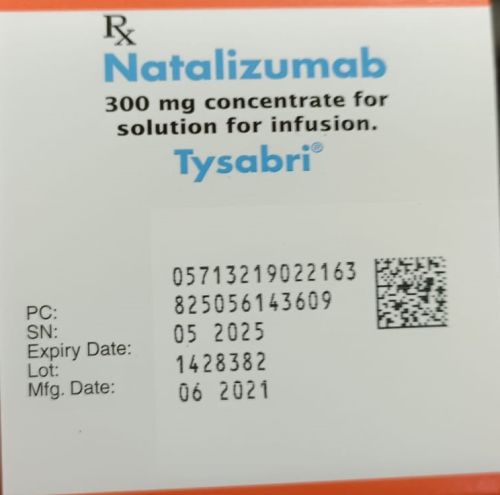 TYSABRI NATALIZUMAB 300MG, Form : INJECTION