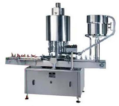 Automatic Rotary Bottle Screw Capping Machine, Voltage : 440 Volts