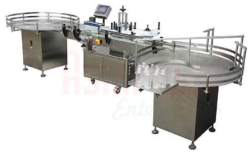 220V Automatic Sticker Labeling Machine With Turntable