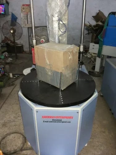 50 Hz Electric Chrome Finish Mild Steel Box Stretch Wrapping Machine, Certification : ISO 9001:2008