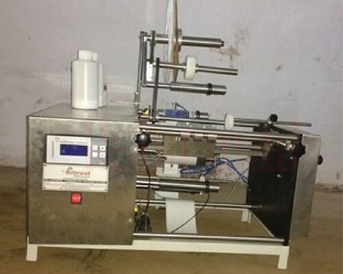 Semi-Automatic Table Top Sticker Labeling Machine