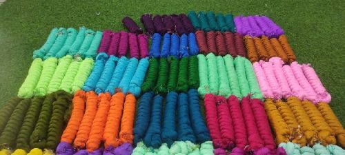 Sbf Plain 70 NET CHIFFON DUPATTA, Stitch Type : Stitched