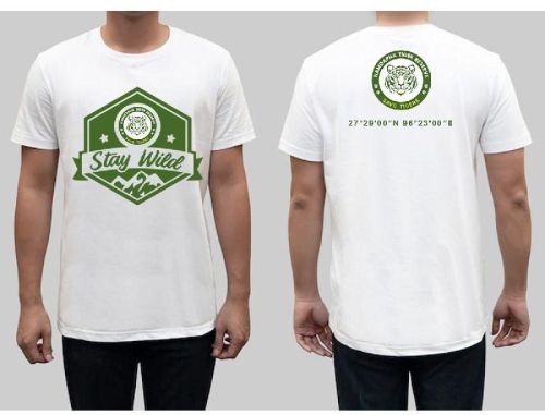 Printed Polyester Round Neck Customized T-shirts, Size : All Sizes