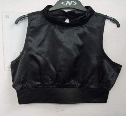 Plain Cotton Ladies Short Tops, Technics : Machine Made