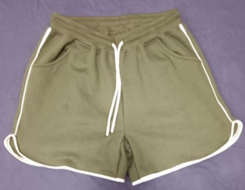Plain Cotton Ladies Shorts