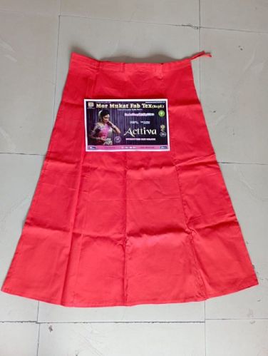 Cotton Vrinda Petticoat, Pattern : Plain
