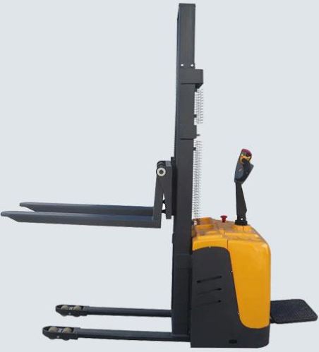 Fully Electric Stacker, For Lifting Goods, Color : Black, Yellow